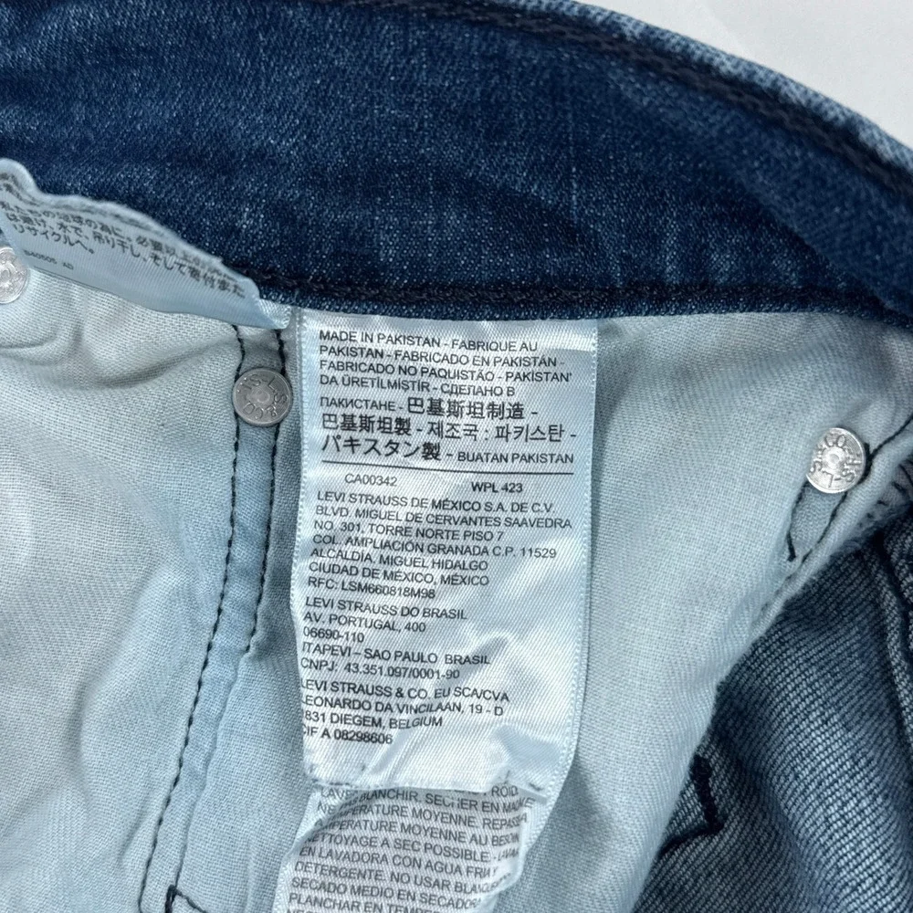 Levis 541 Mens Jeans 34x34 Blue Athletic Taper Stretch Denim Medium Wash